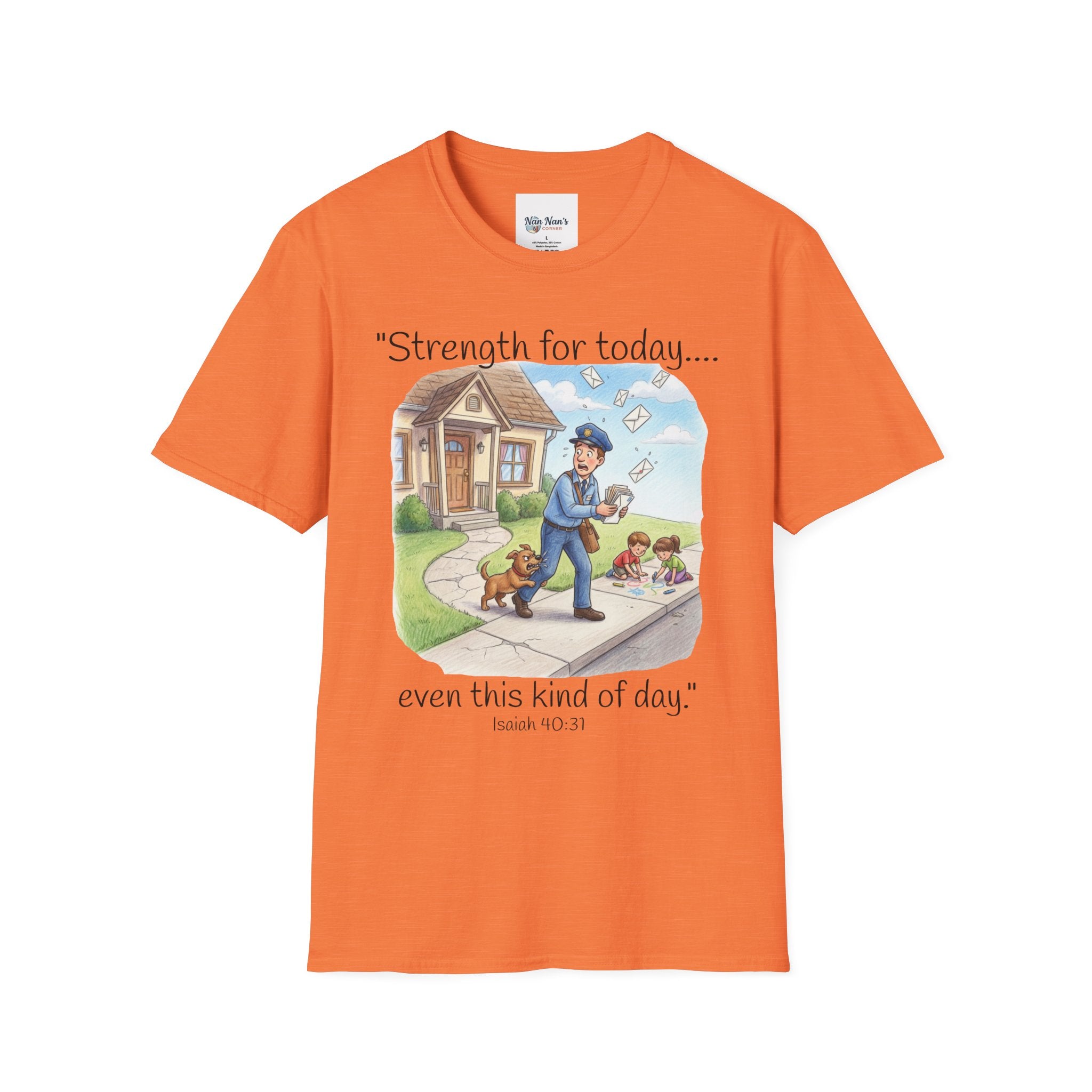 T-Shirt Postal Mail Carrier / Vintage Mailman Illustration Tee