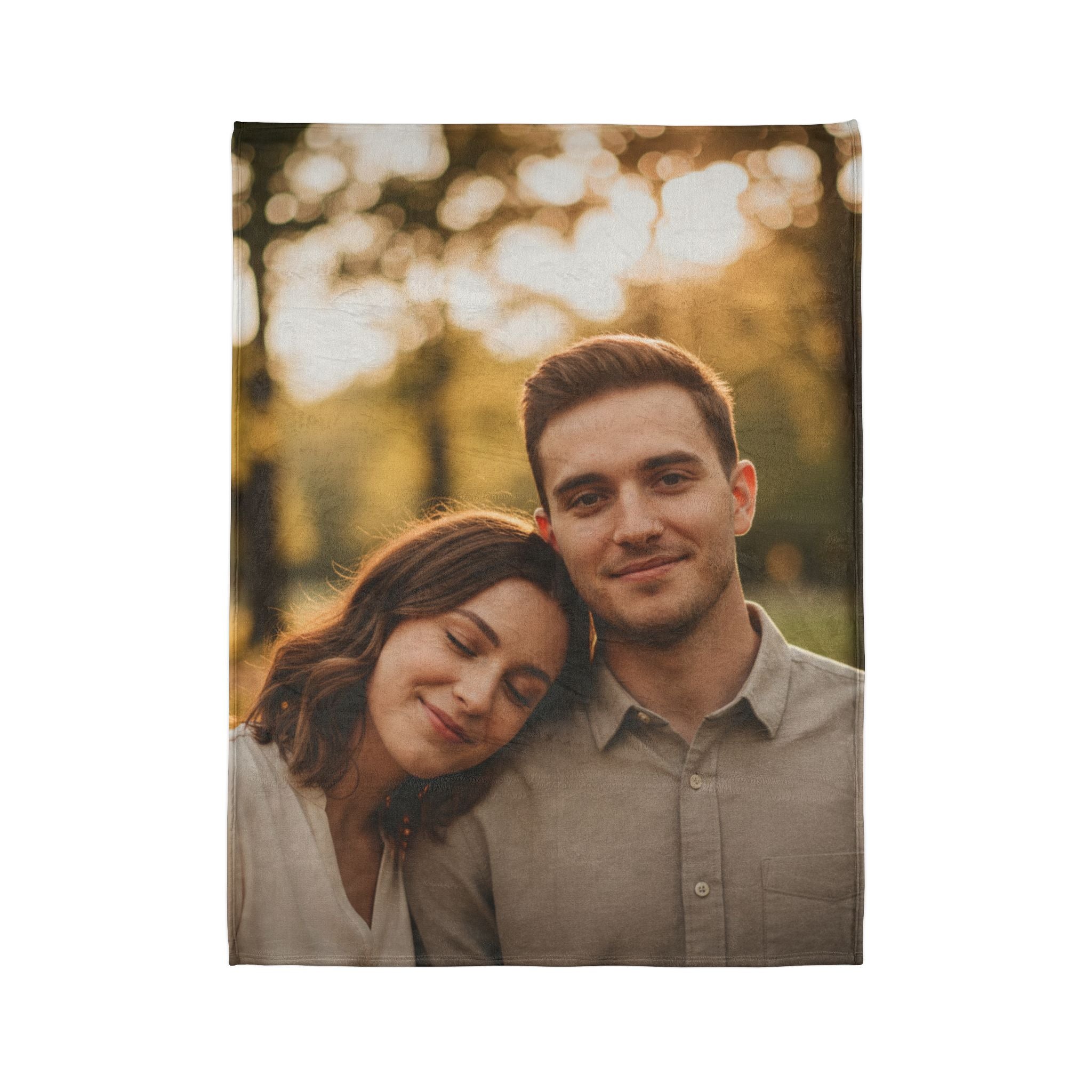Photo Blanket / Personalized Soft Polyester Photo Throw, Custom Memory Gift