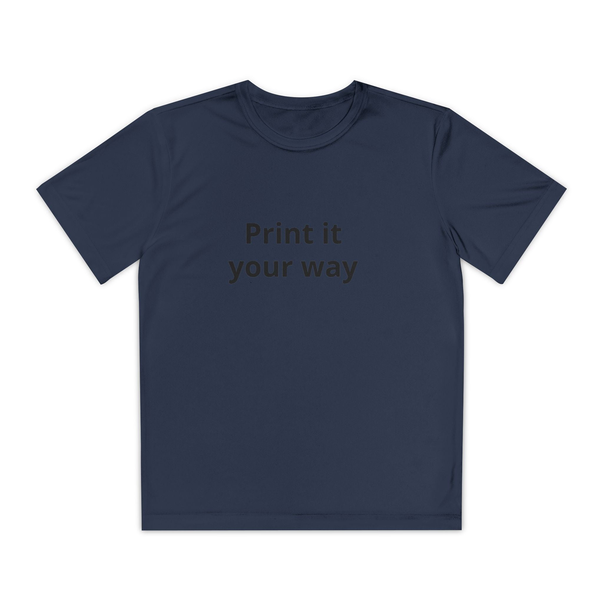 Customizable Plain White Kids T-Shirt – Youth Cotton Tee for DIY Printing