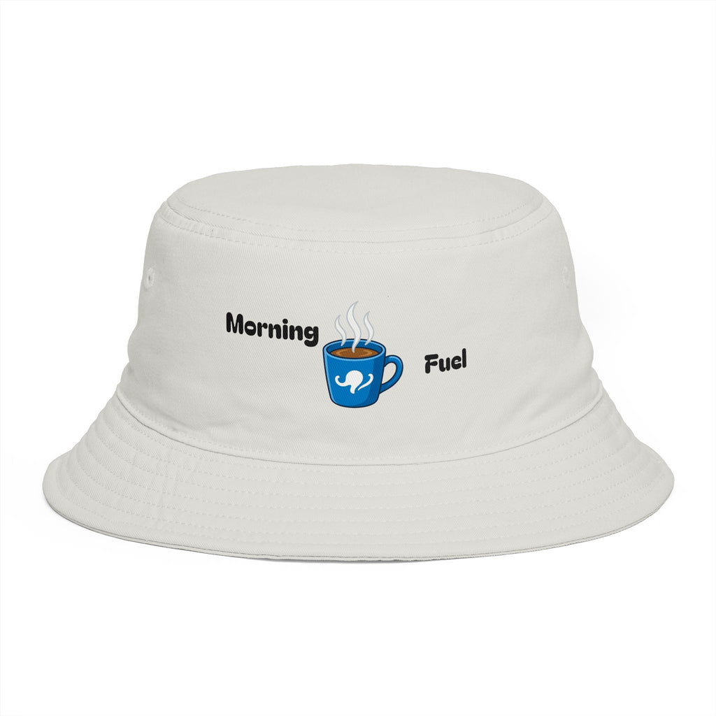 Morning Fuel Coffee Cup Bucket Hat | Steaming Coffee Graphic