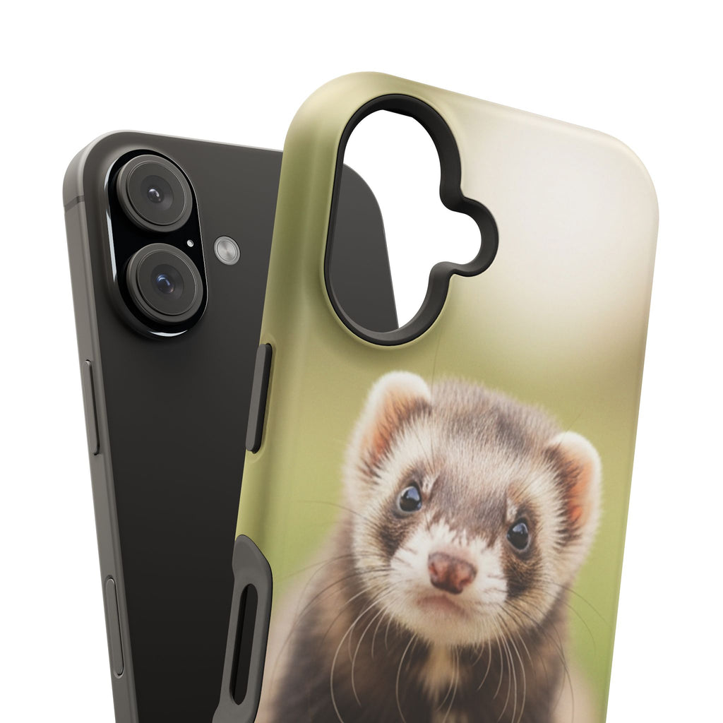 Cute Ferret Portrait Phone Case