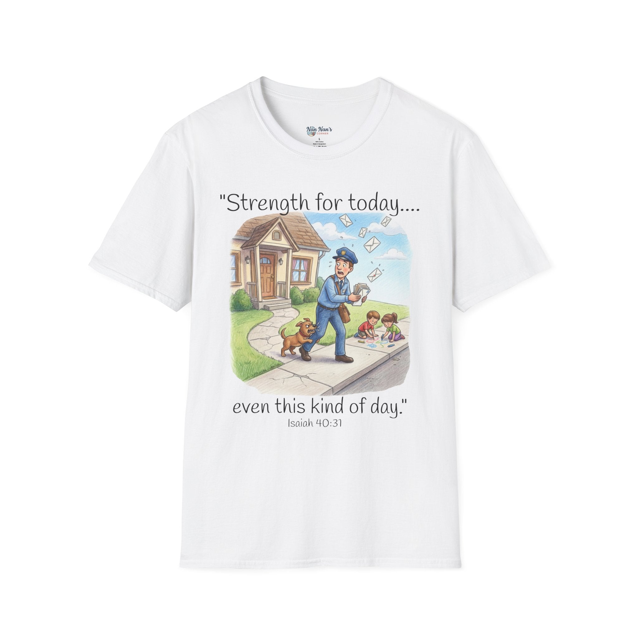 T-Shirt Postal Mail Carrier / Vintage Mailman Illustration Tee