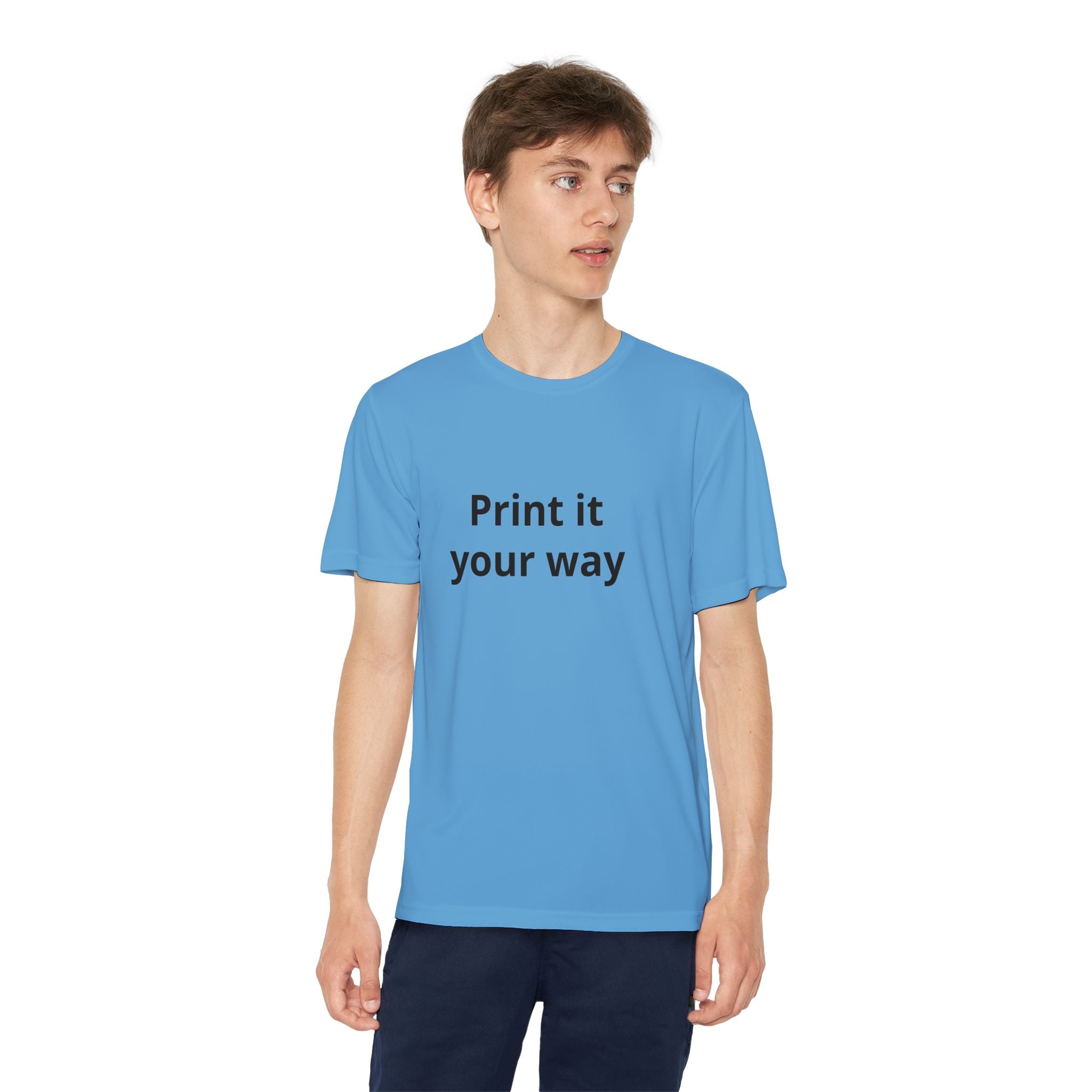 Customizable Plain White Kids T-Shirt – Youth Cotton Tee for DIY Printing