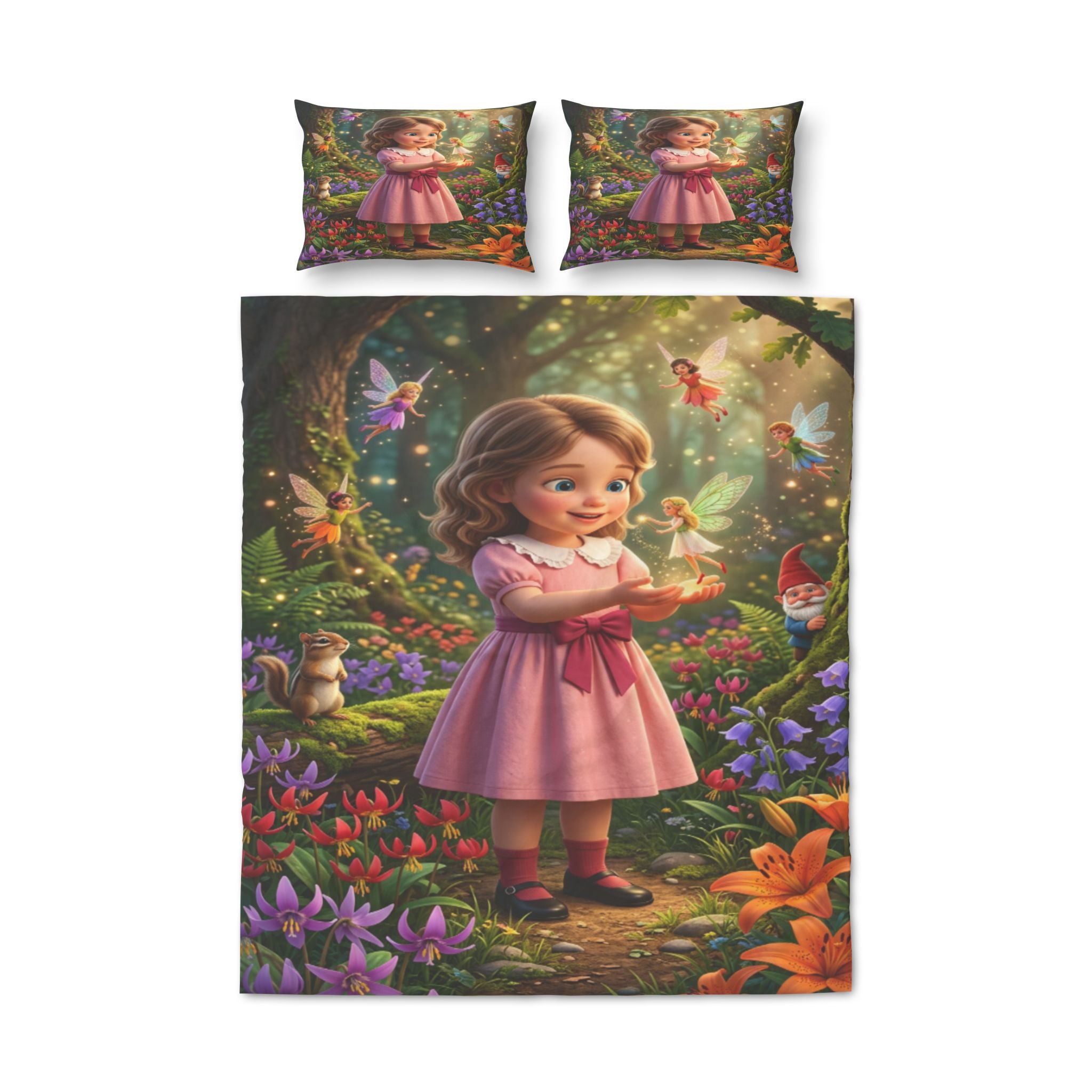 Quilt Cover Set Of Three/Fairies