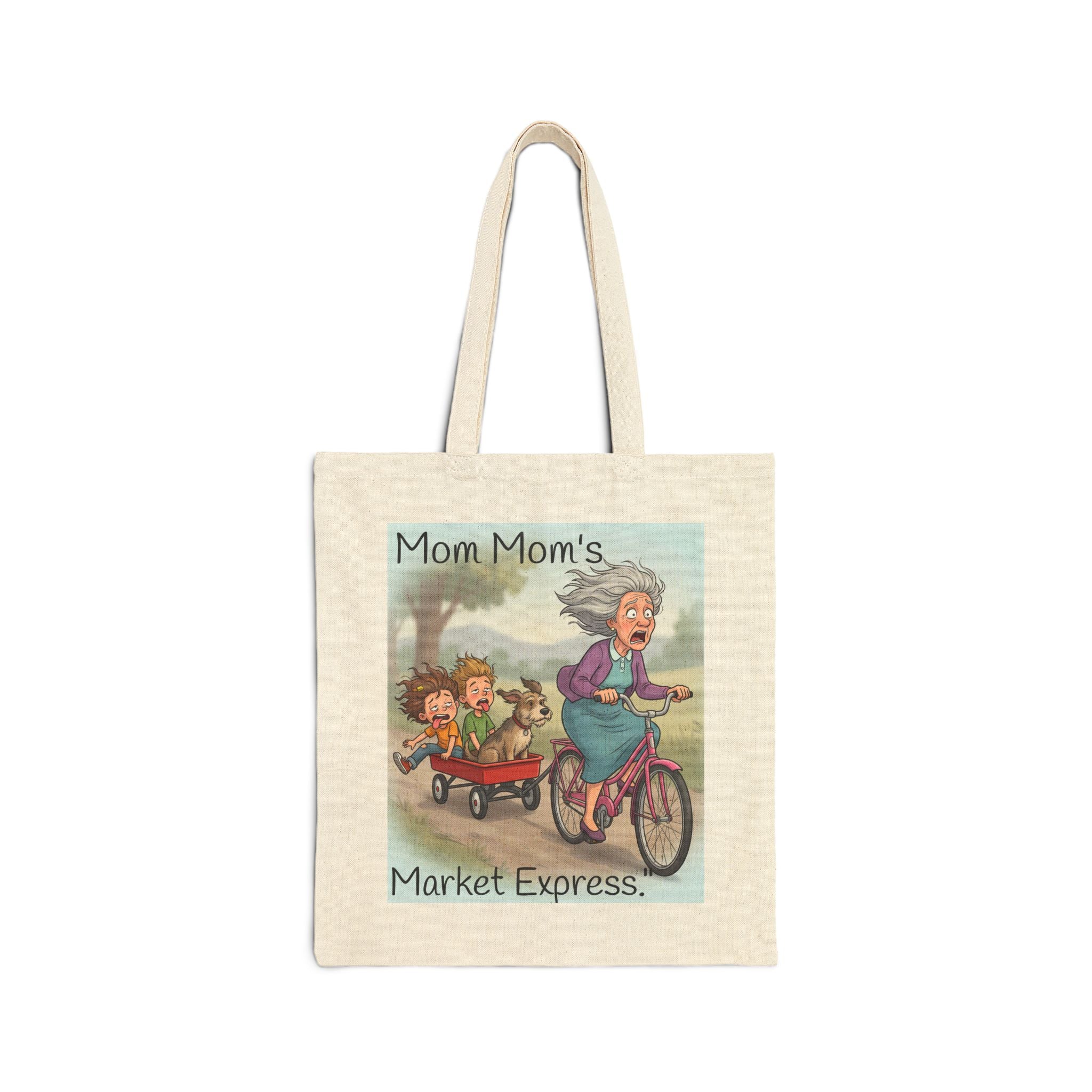 Tote Bag / "Mom Mom's Market Express" Funny Grandma Grocery Tote