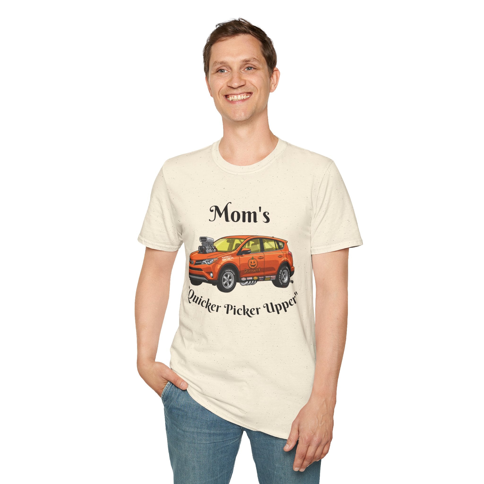 Hot Rod T-Shirt / Orange Hot Rod SUV Graphic