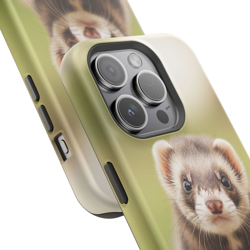 Cute Ferret Portrait Phone Case