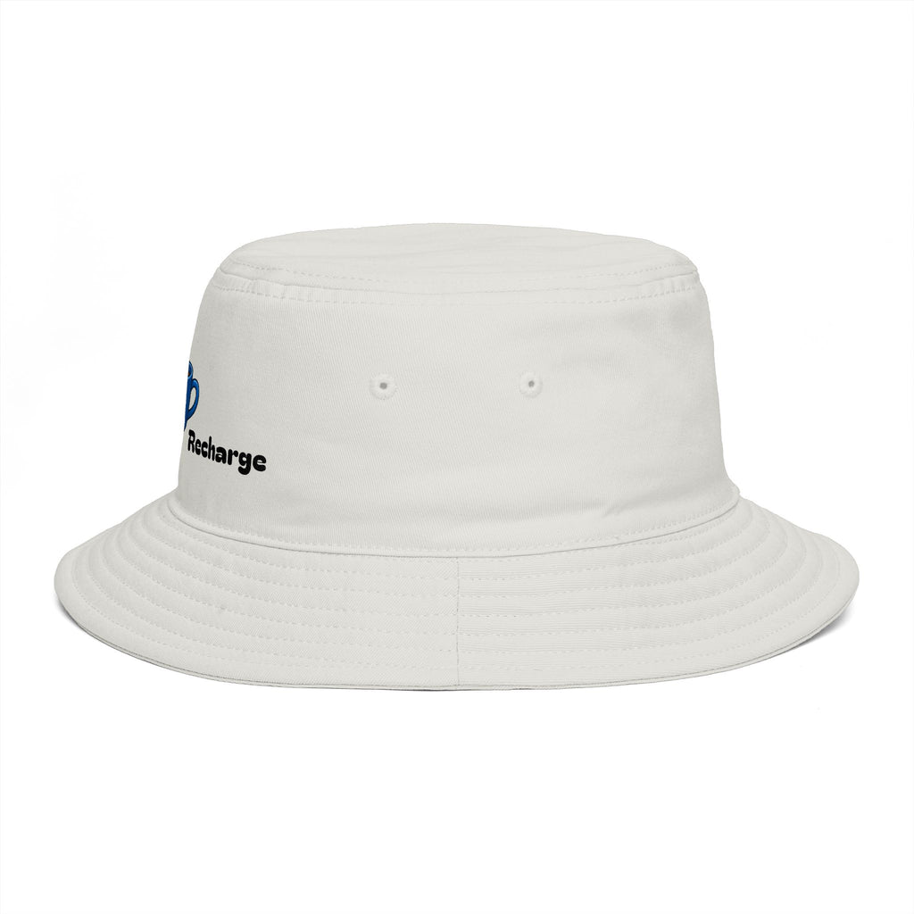 Morning Recharge Coffee Cup Bucket Hat | Steaming Coffee Graphic