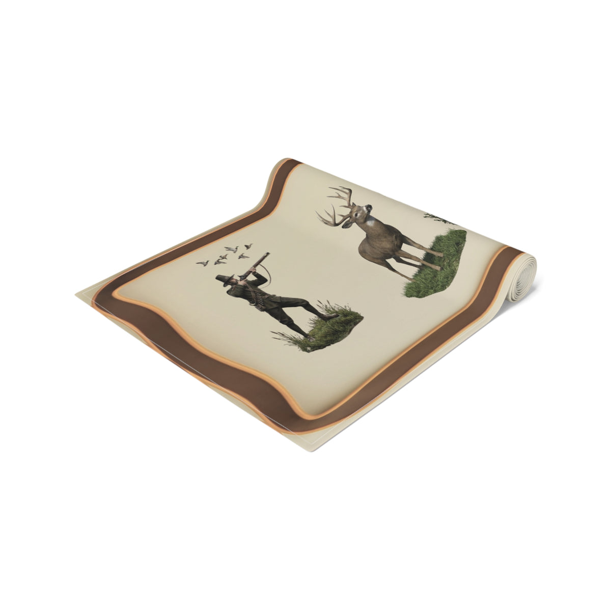 Thanksgiving Table Runner | Autumn Holiday Dining Decor (Cotton & Poly)