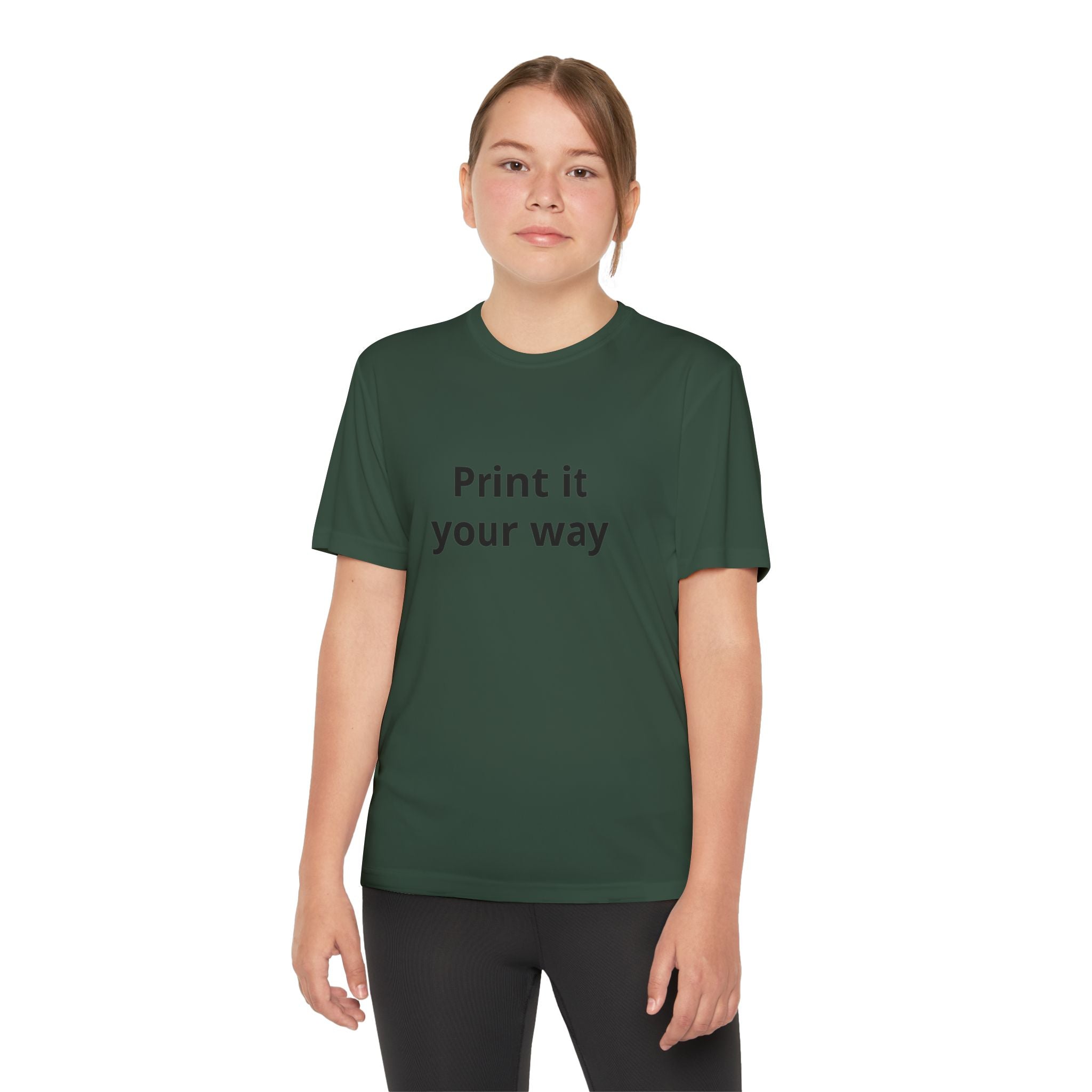 Print it your way Tee | Customizable Youth T-Shirt, Plain White Kids Tee