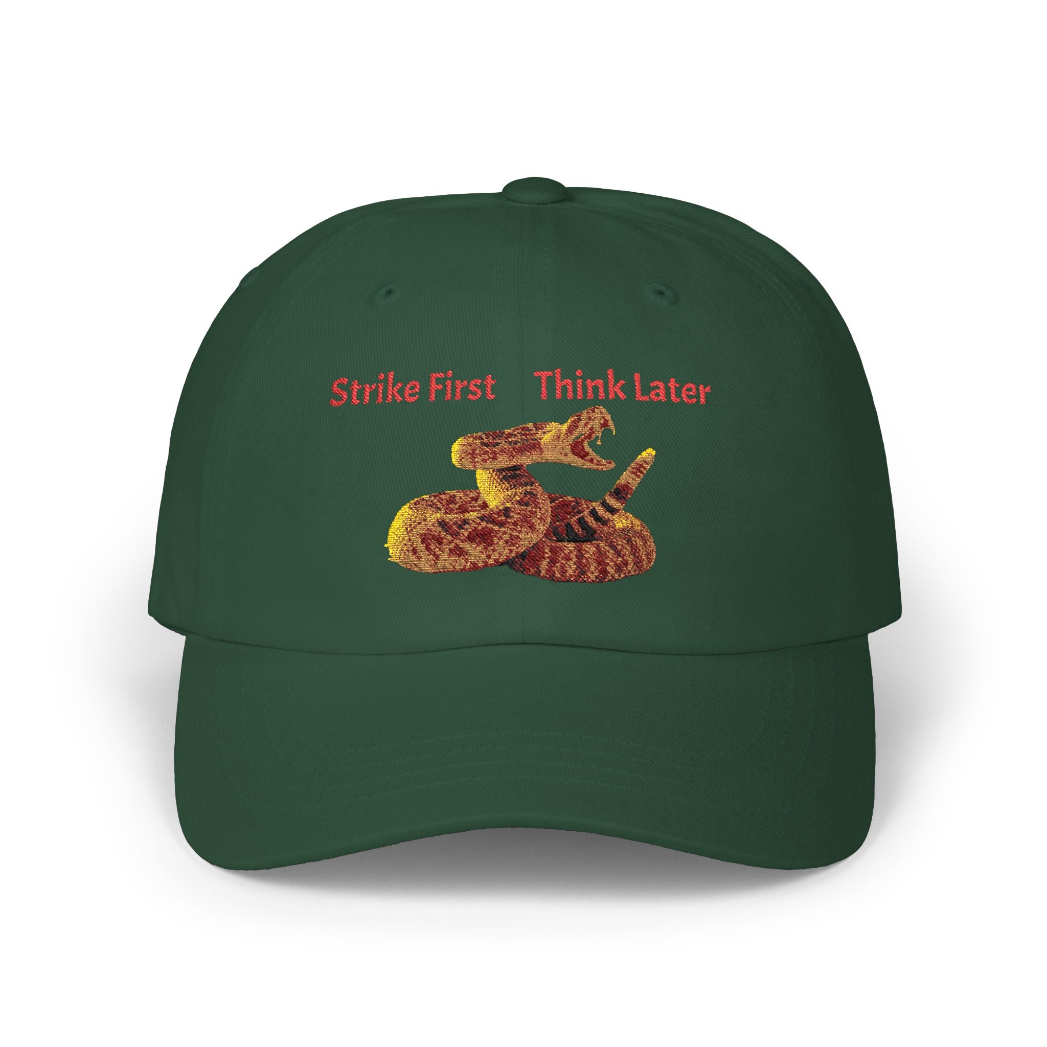 Rattlesnake "Strike First Think Later" Dad Cap