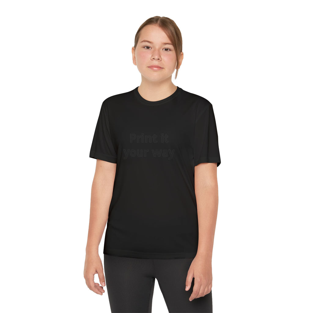 Print it your way Tee | Customizable Youth T-Shirt, Plain White Kids Tee