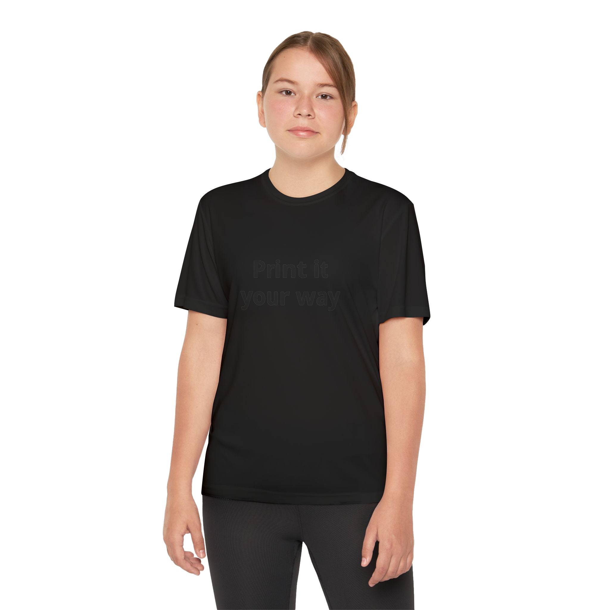 Print it your way Tee | Customizable Youth T-Shirt, Plain White Kids Tee