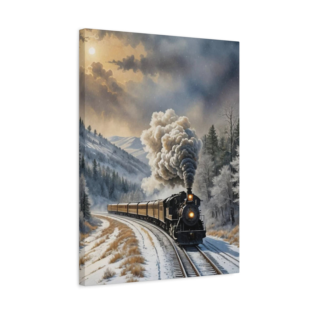 Matte Canvas, Steam Train  Stretched, 1.25"