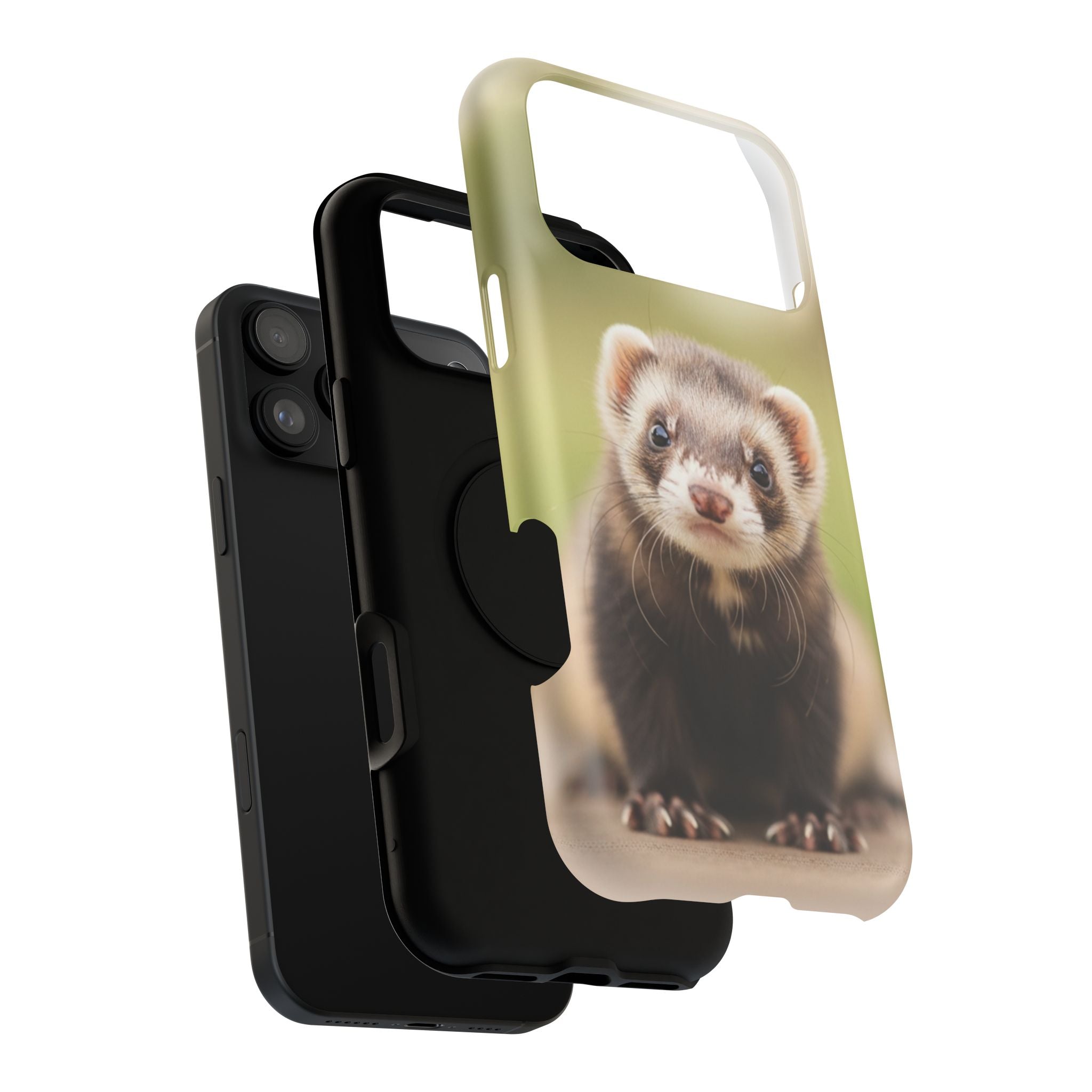 Cute Ferret Portrait Phone Case