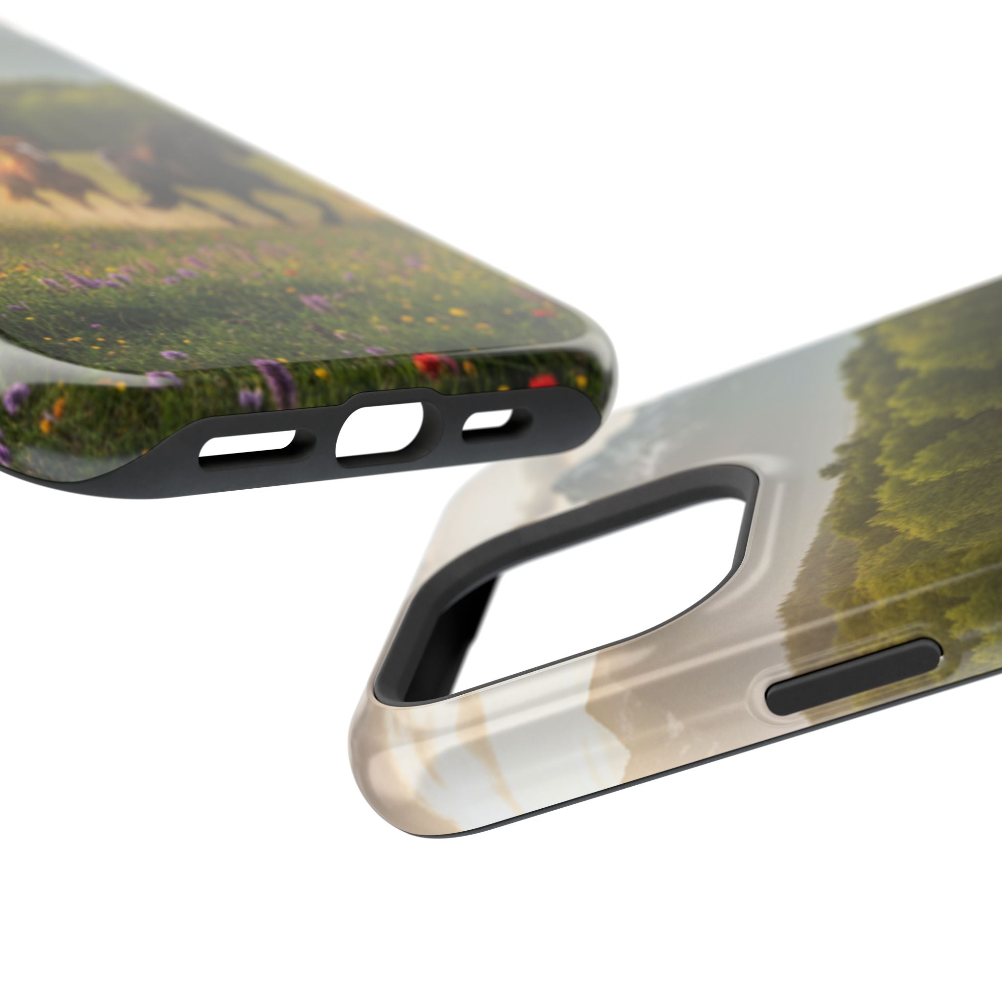 Running Horses Phone Case | Magnetic Impact-Resistant Case