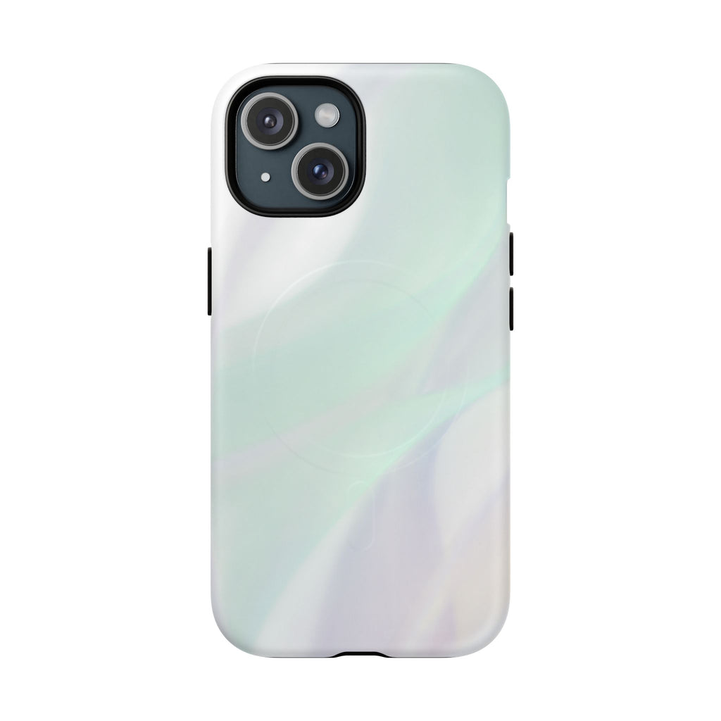 Abstract / Aurora Green Tough Phone Case