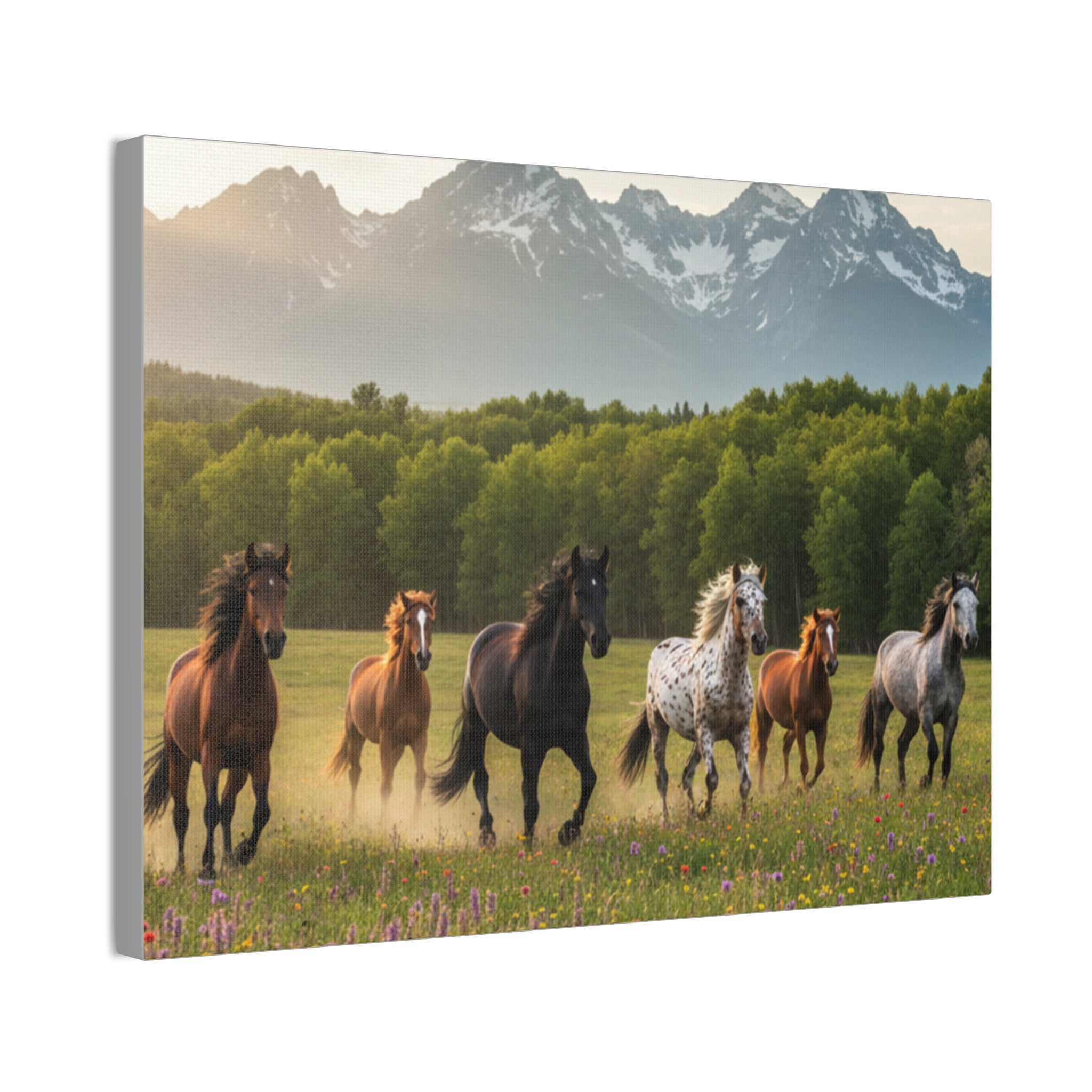 Wild Horses/Canvas Stretched, 0.75"