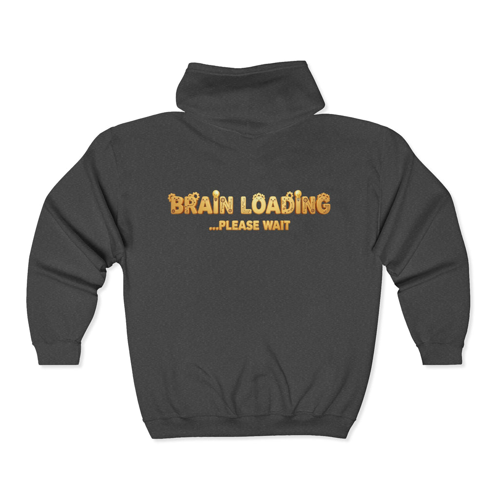 Loading Brain Full Zip Hooded Sweatshirt