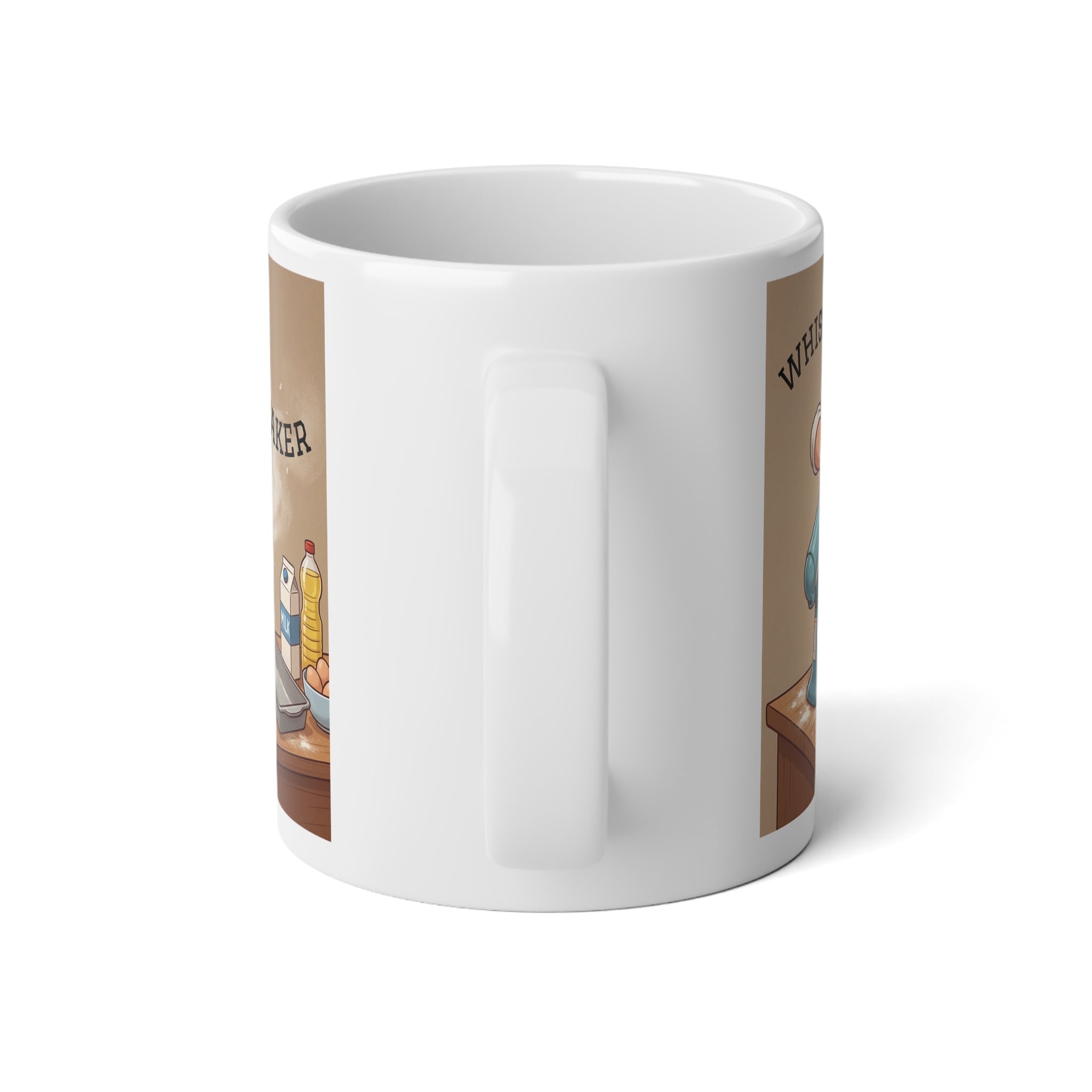 Jumbo Mug Baker 20oz/ Whisk, Measure & Bake Coffee Cup