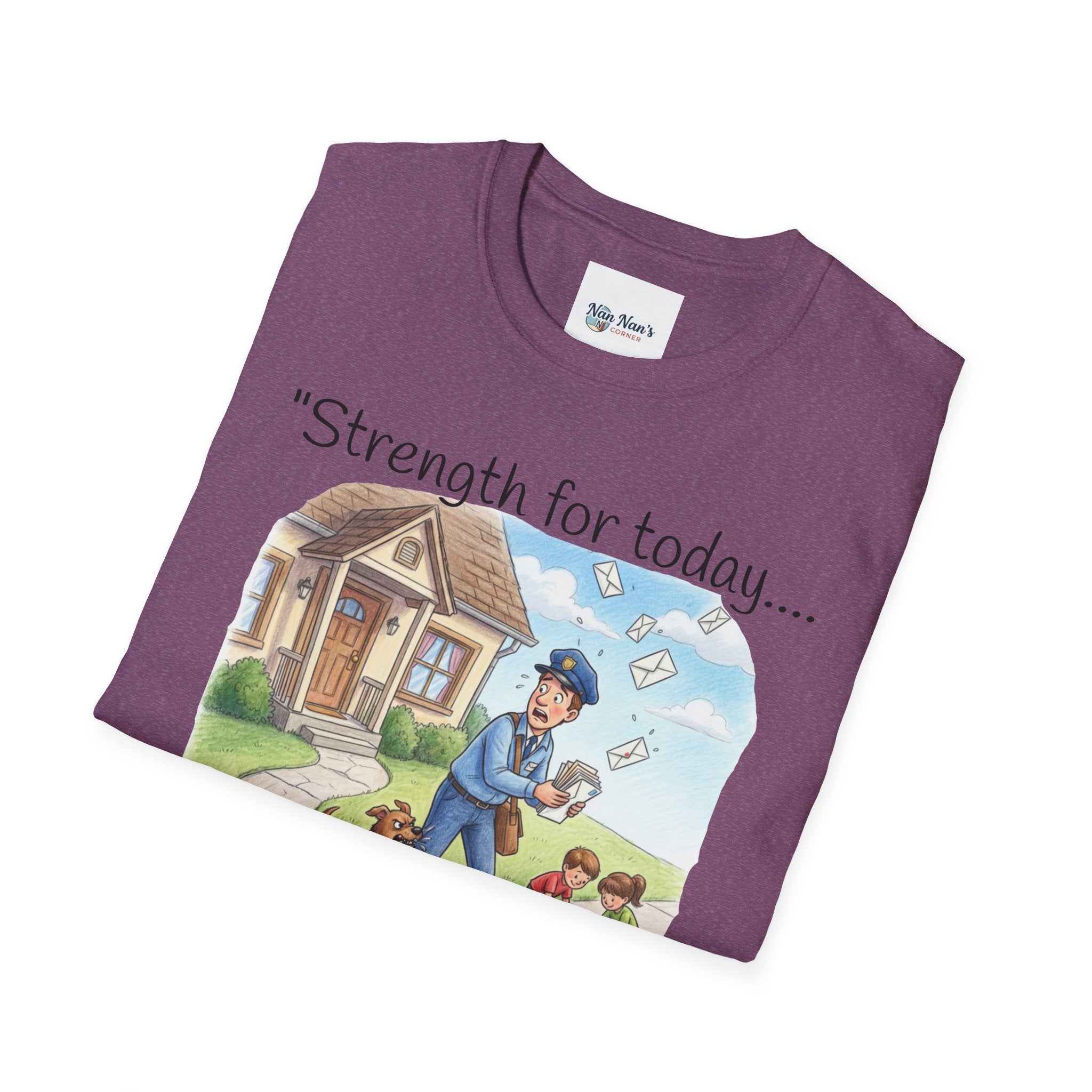 T-Shirt Postal Mail Carrier / Vintage Mailman Illustration Tee