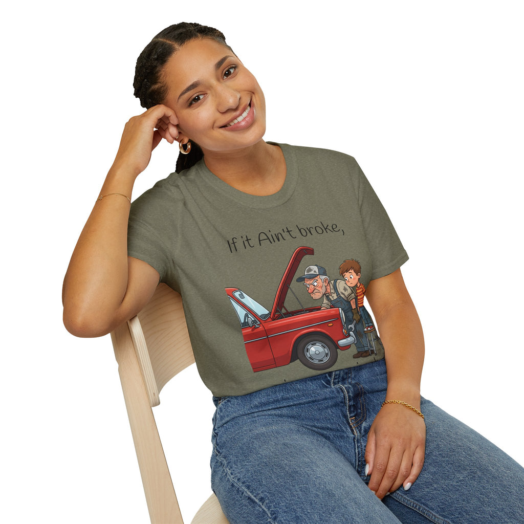 Funny Mechanic Grampa t-shirt/ Vintage Car Repair