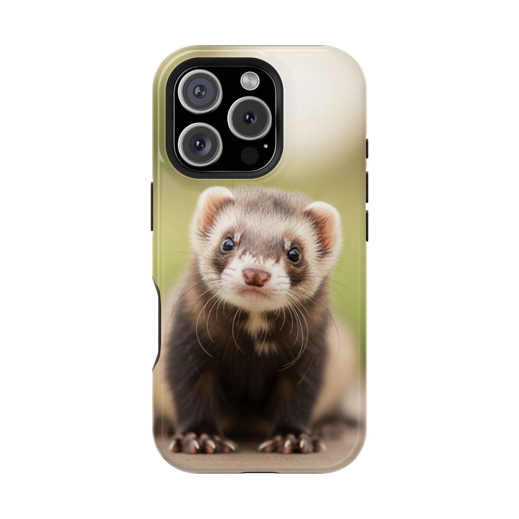 Cute Ferret Portrait Phone Case
