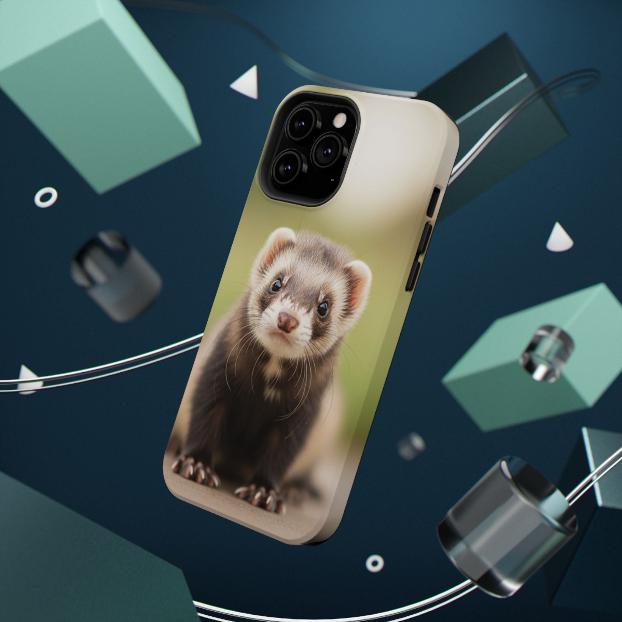 Cute Ferret Portrait Phone Case