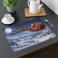 Santa Claus Sleigh Placemat | Christmas Holiday Table Décor