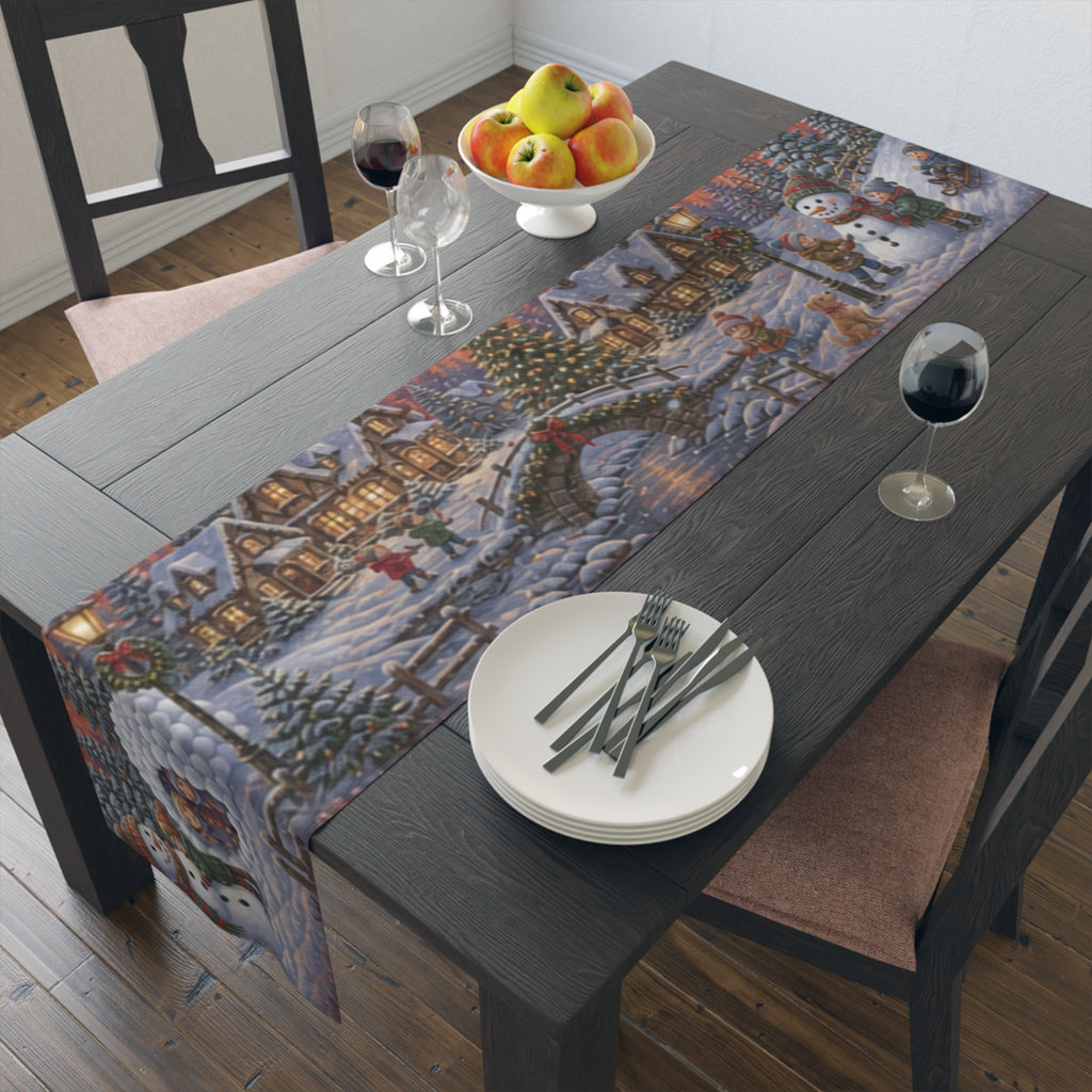 Winter Wonderland Table Runner | Holiday Table Decor