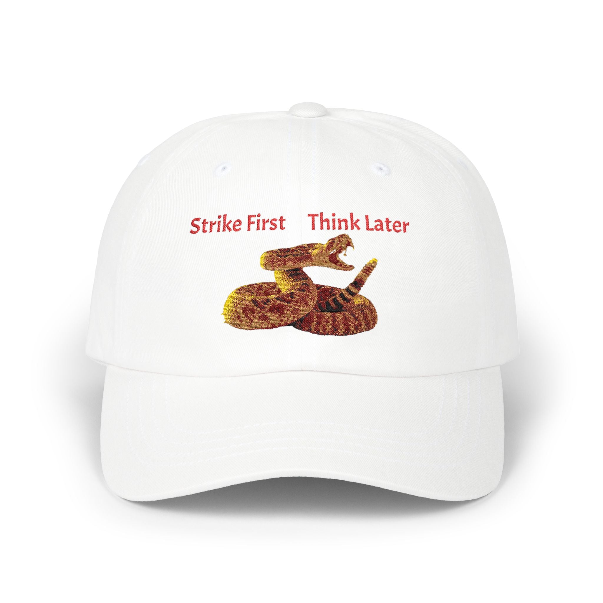 Rattlesnake "Strike First Think Later" Dad Cap