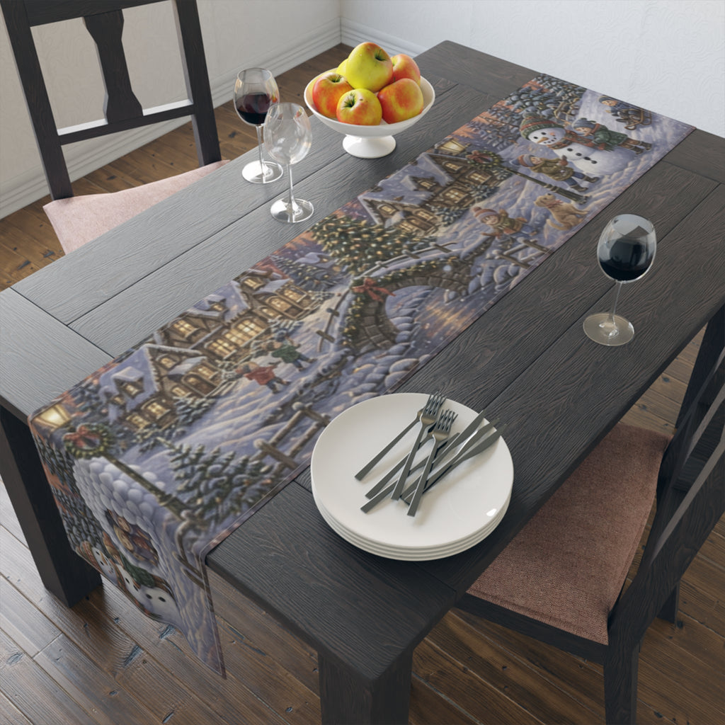 Winter Wonderland Table Runner | Holiday Table Decor