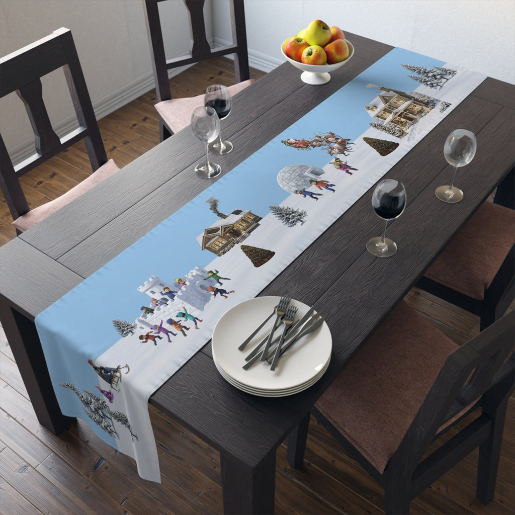 Winter Wonderland Table Runner | Holiday Table Decor