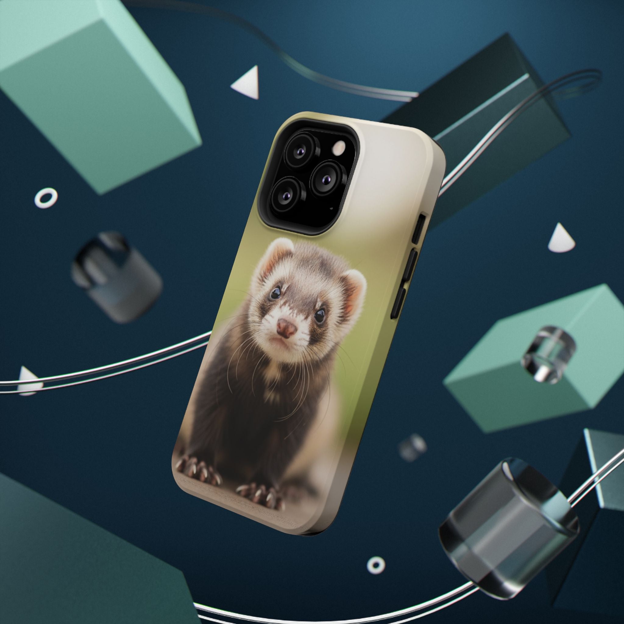 Cute Ferret Portrait Phone Case