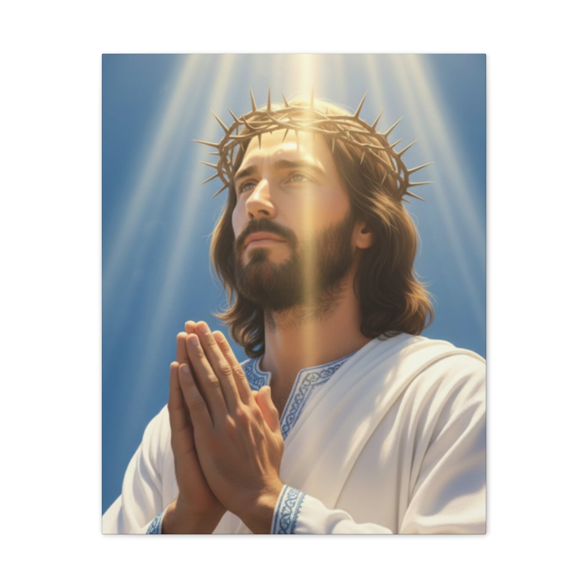 Praying Jesus Canvas