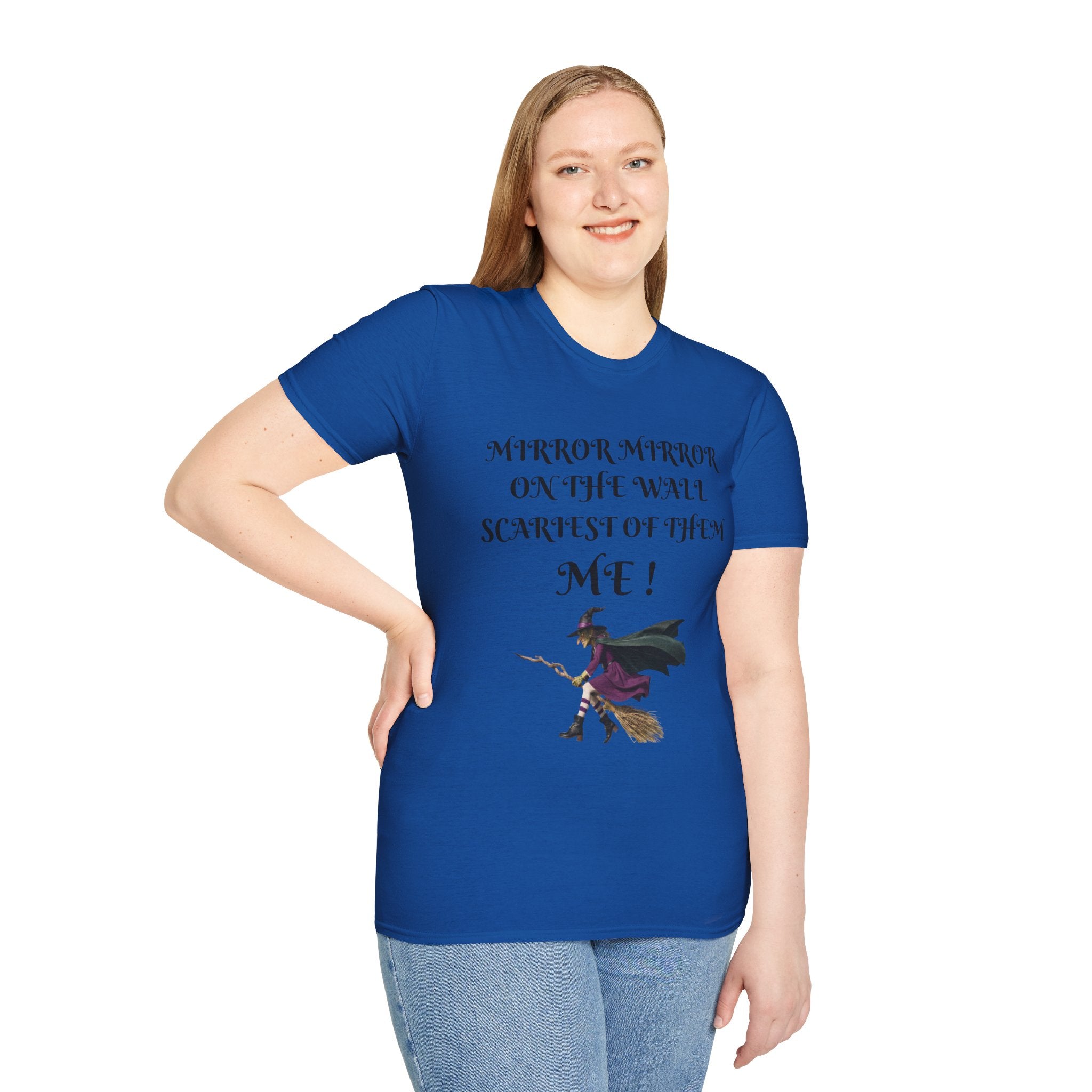 Mirror Mirror on the Wall Witch Illustration T-Shirt
