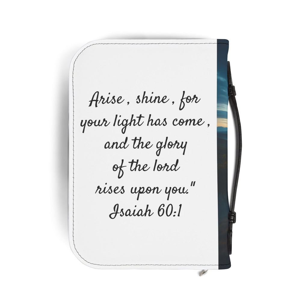 Bible Cover/Light from Heaven With Cross/ 100% PU Leather/