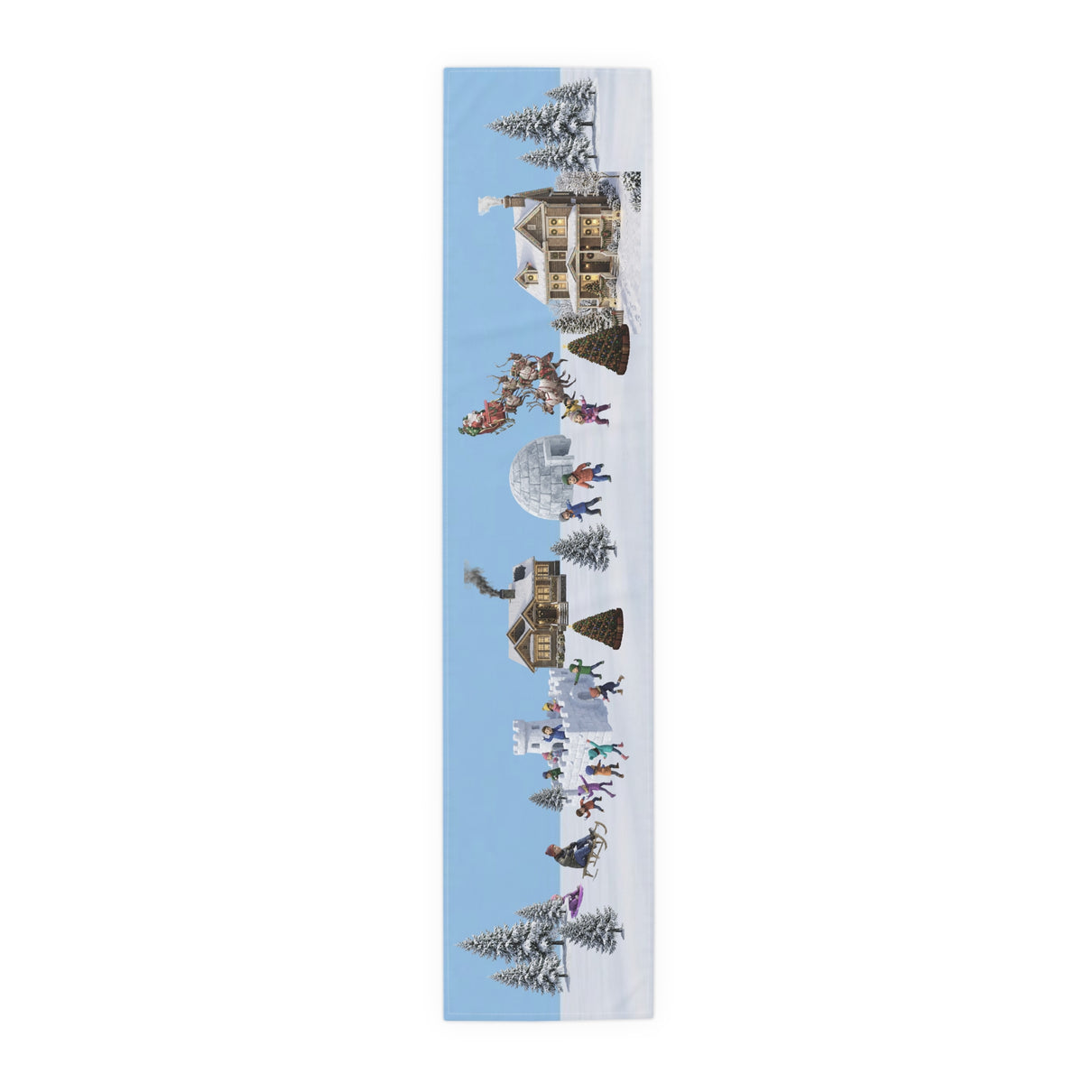 Winter Wonderland Table Runner | Holiday Table Decor