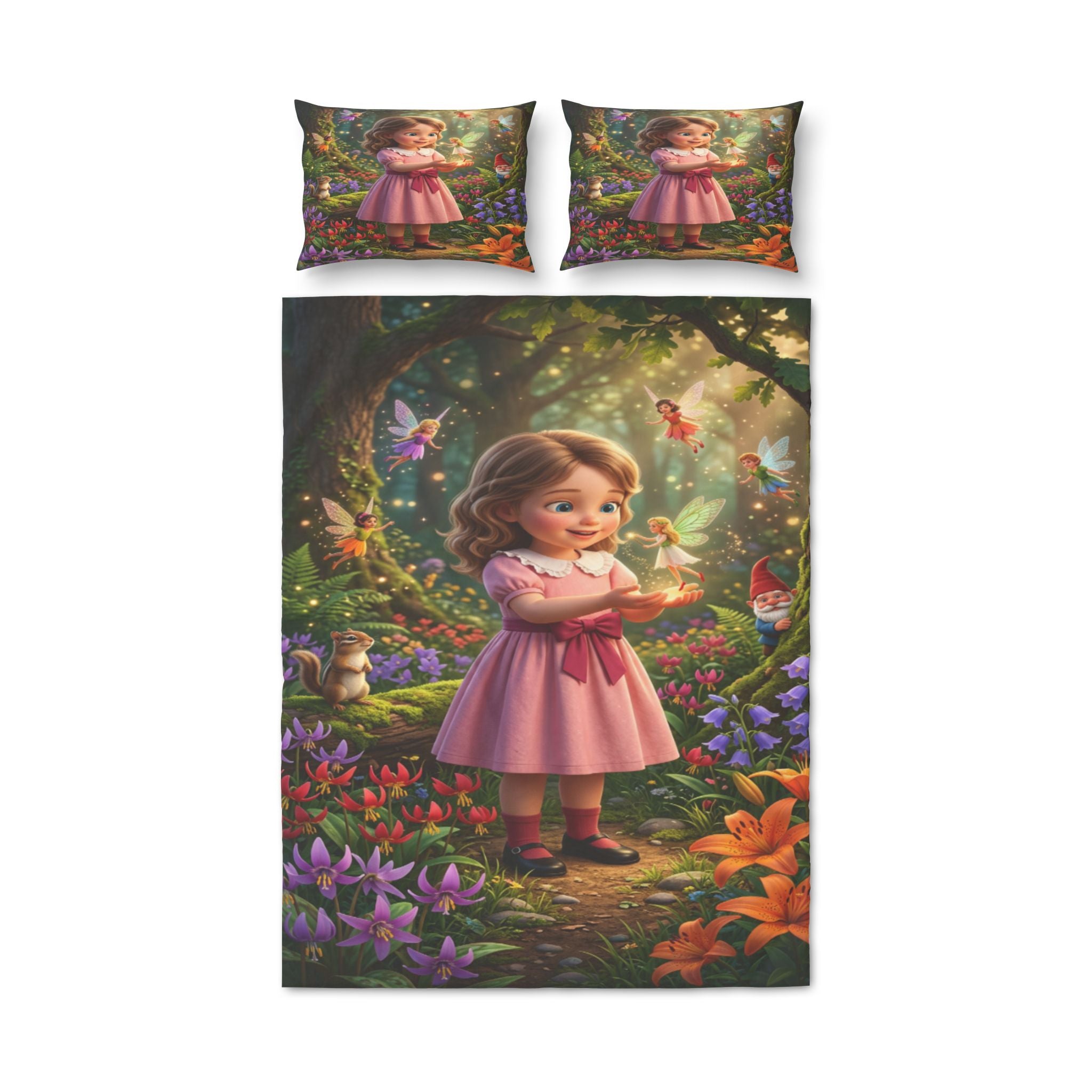 Quilt Cover Set Of Three/Fairies