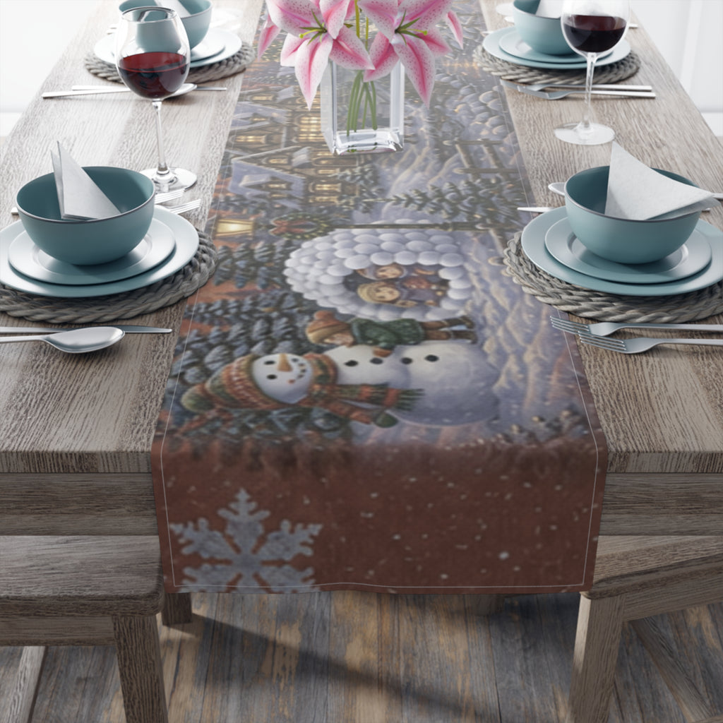 Winter Wonderland Table Runner | Holiday Table Decor