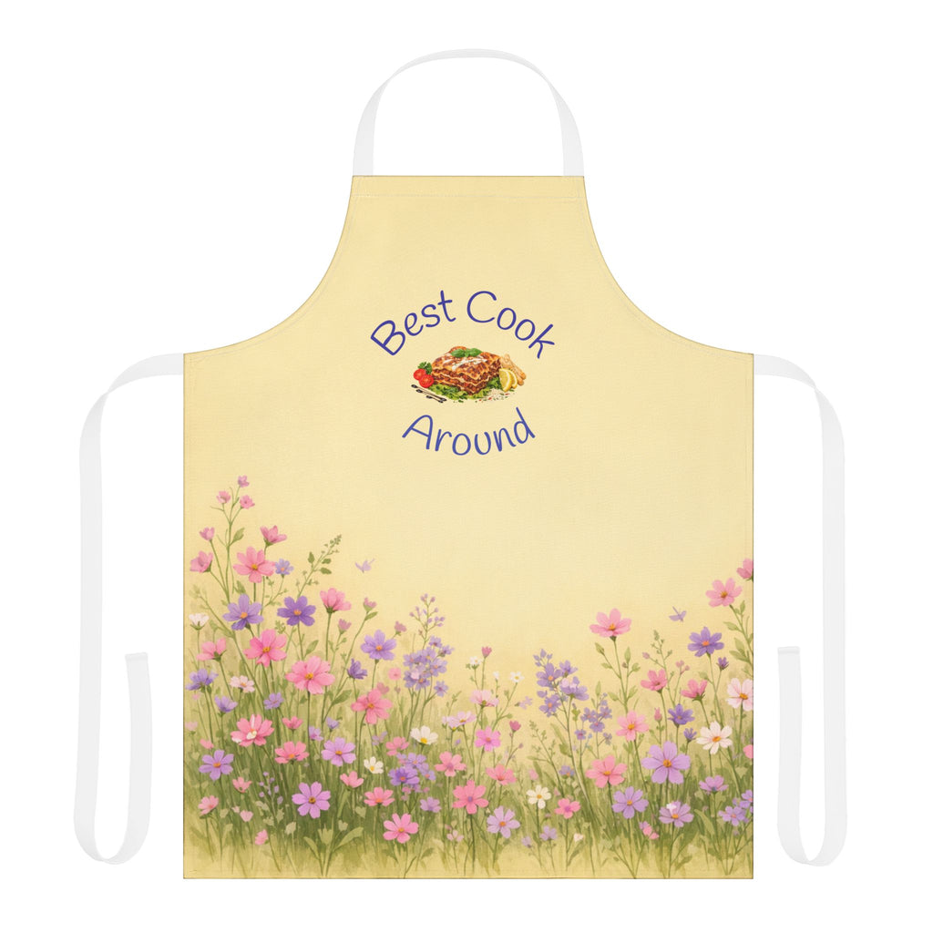 Floral Apron/Best Cook Around / Garden Floral