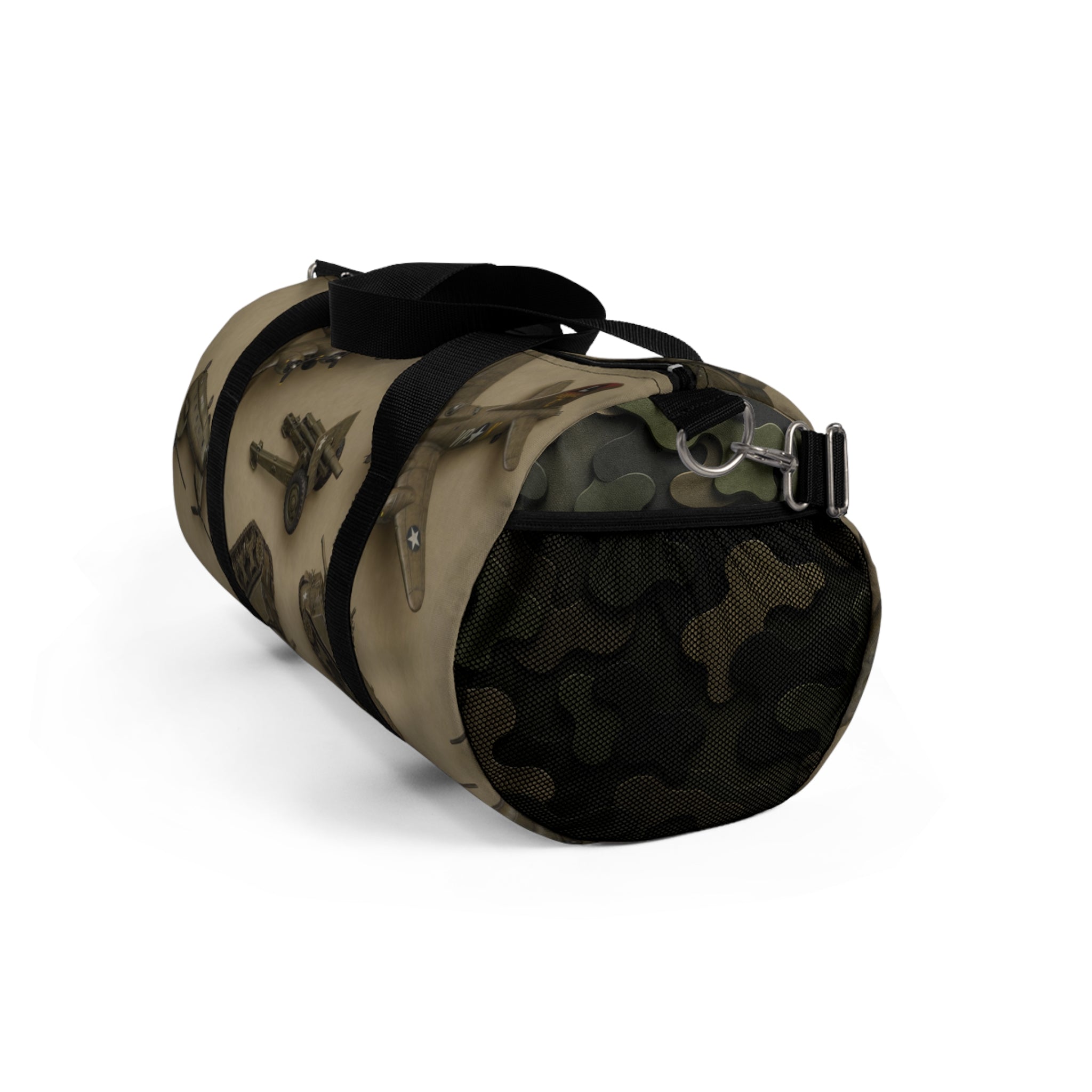 Vintage Tools Pattern Duffel Bag — Retro Carpenter Travel & Gym Bag