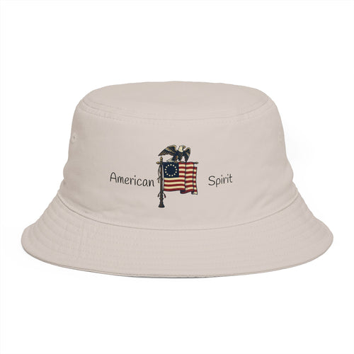 American Spirit American Eagle Civil War Flag Bucket Hat
