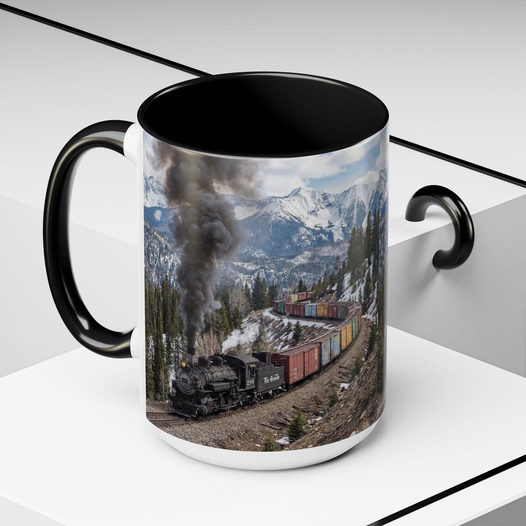 Accent Coffee Mug (11, 15oz)/Steam Train
