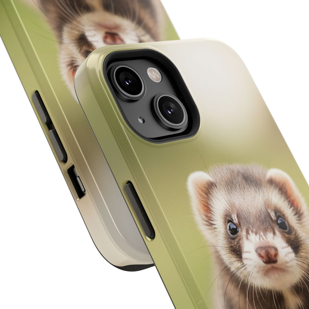Cute Ferret Portrait Phone Case