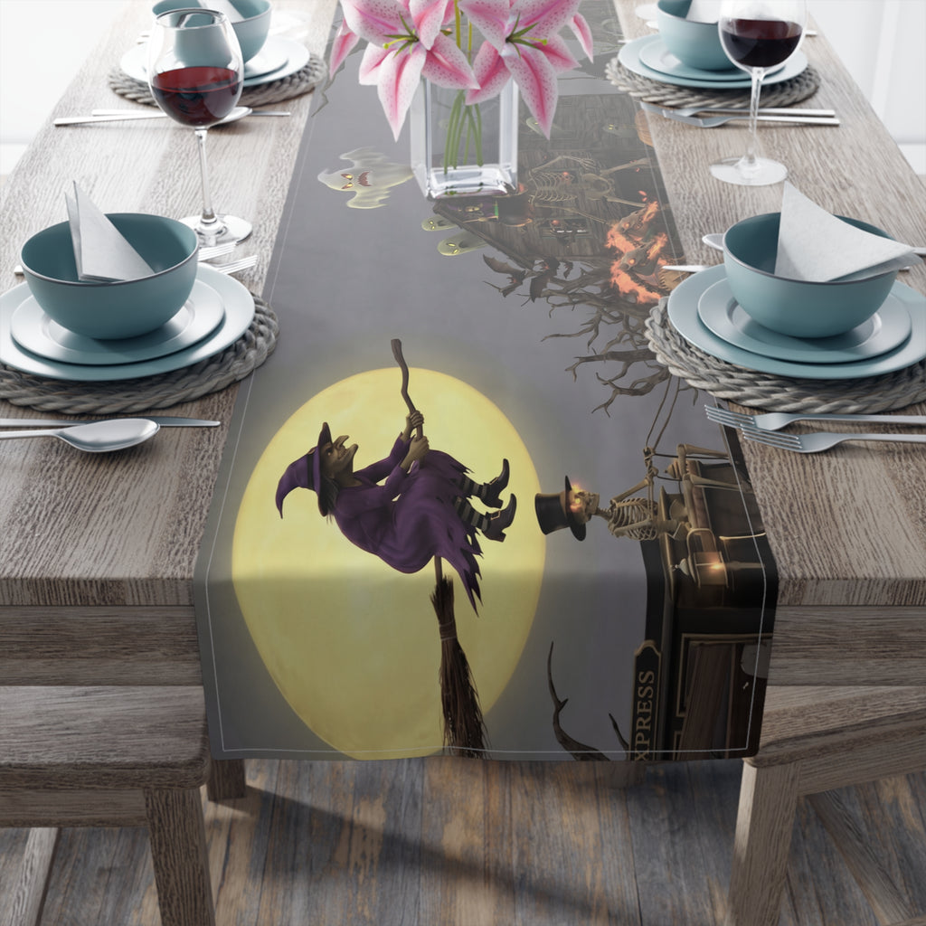 Haunted Halloween/Table Runner (Cotton, Poly)