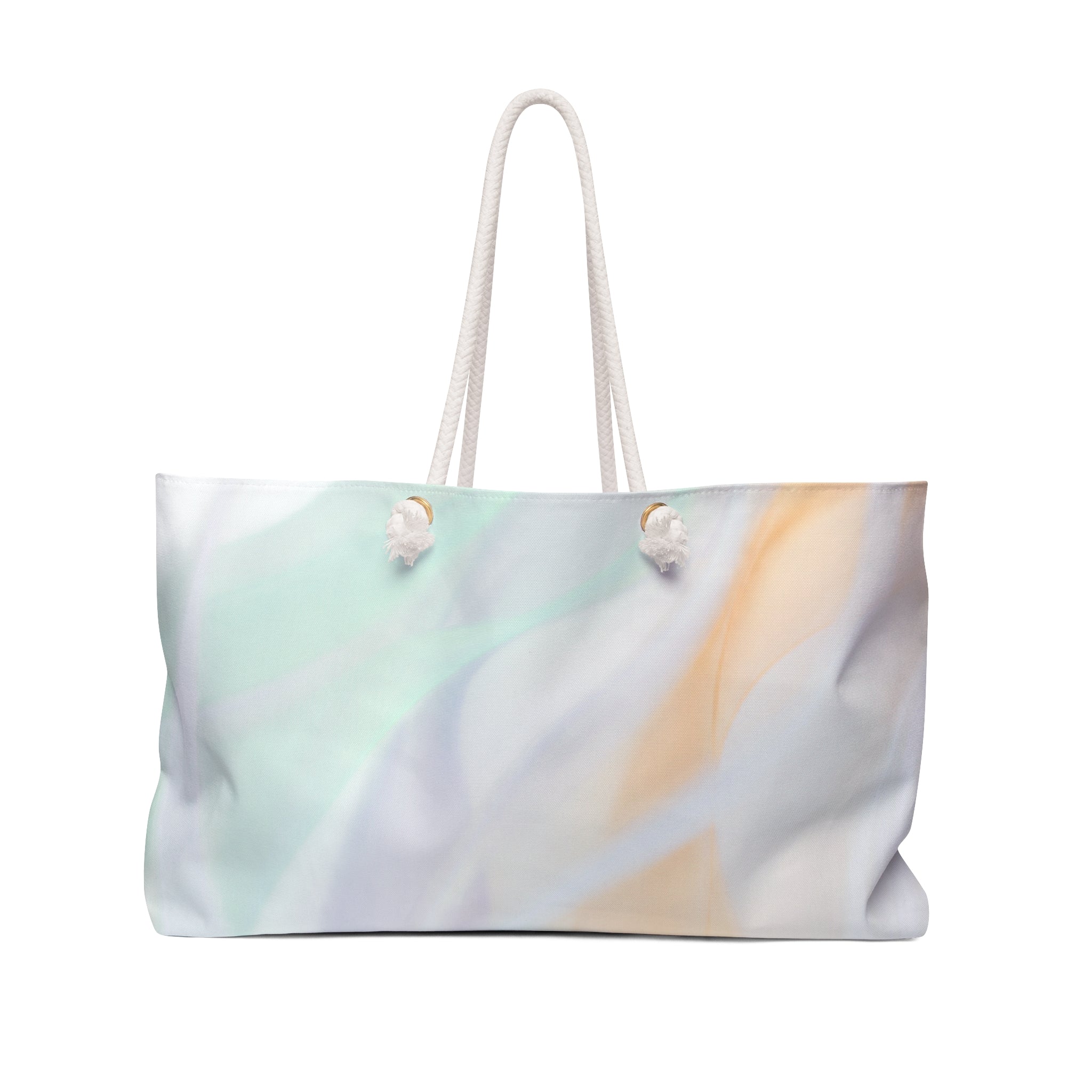 Weekender Bag/Pastel Marble Waves | Soft Abstract Travel Tote