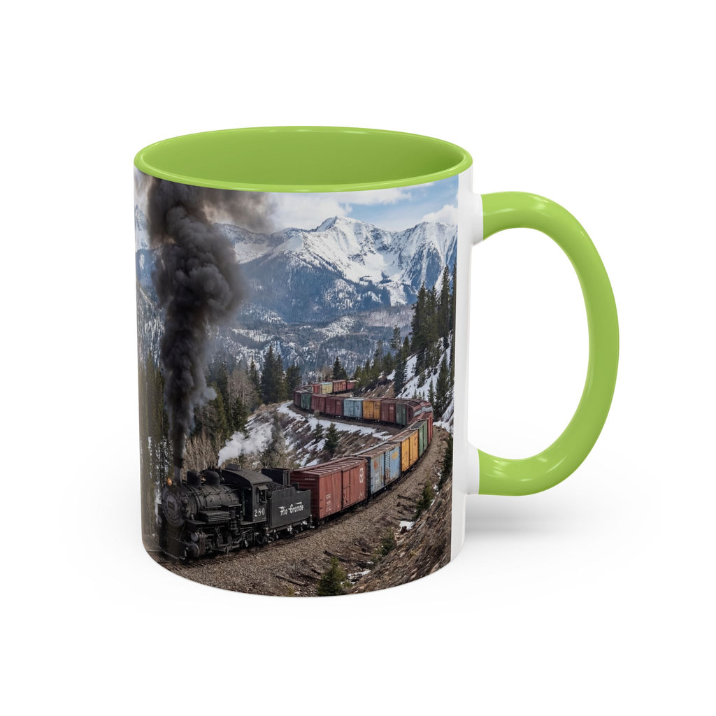 Accent Coffee Mug (11, 15oz)/Steam Train