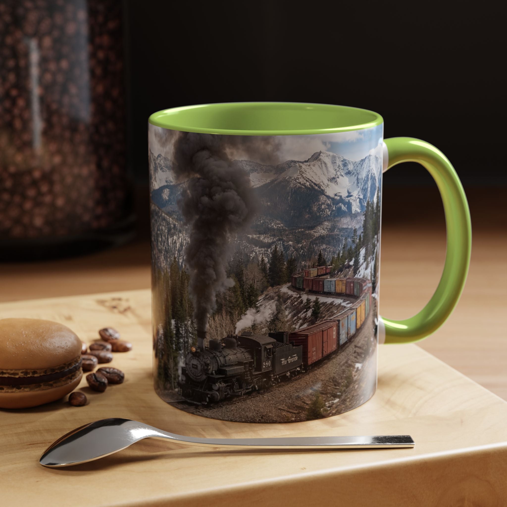 Accent Coffee Mug (11, 15oz)/Steam Train