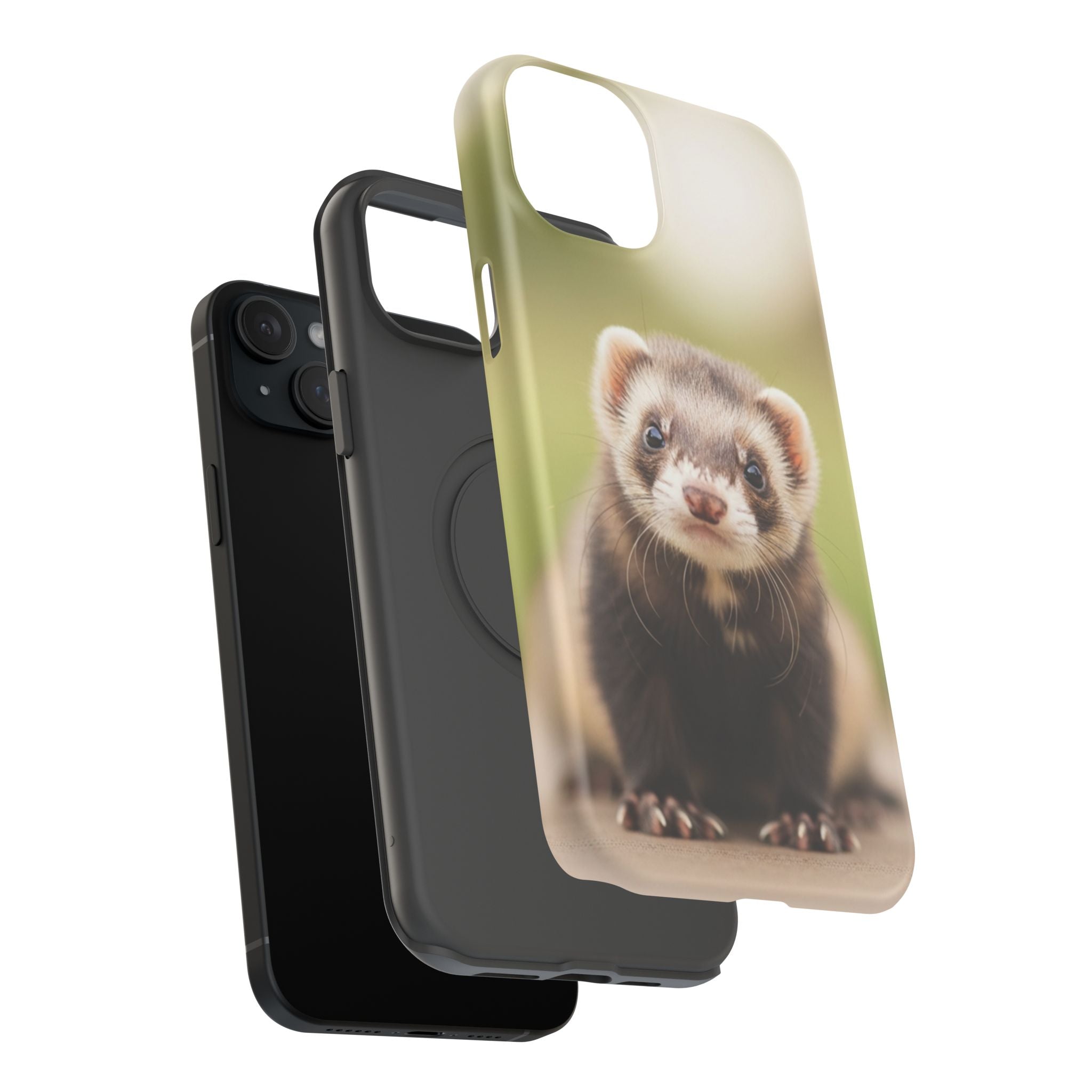 Cute Ferret Portrait Phone Case
